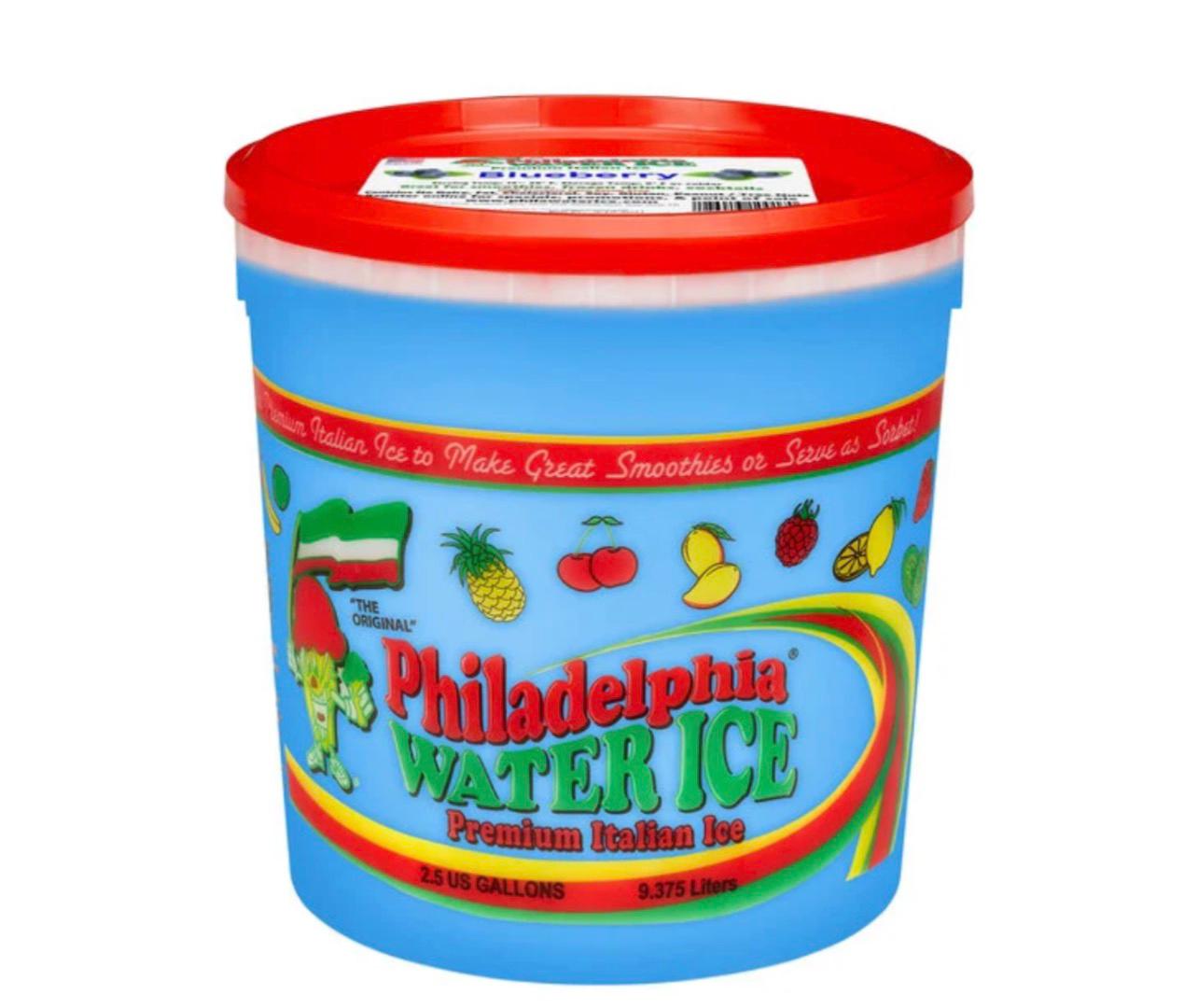 Blueberry water ice